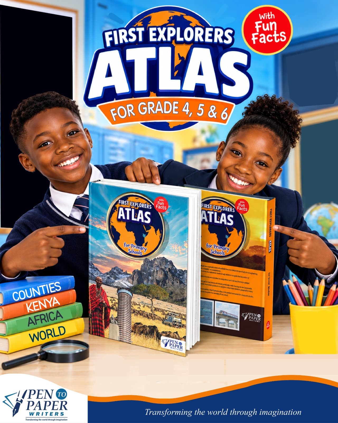Pen To Paper Atlas for Primary Schools — a trusted atlas for Grades 4, 5 and 6